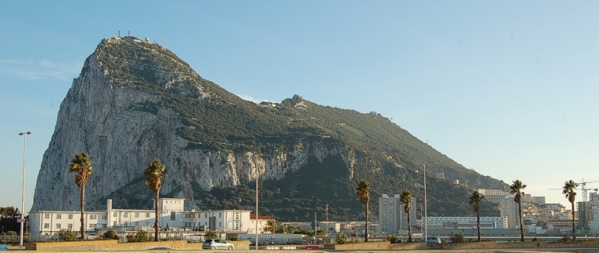 Gibraltar seen from Spain 2007