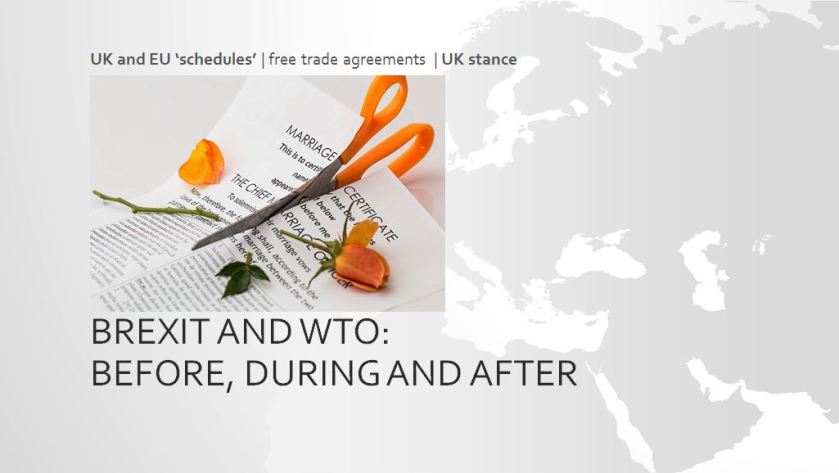 Brexit and the WTO - before during and after
